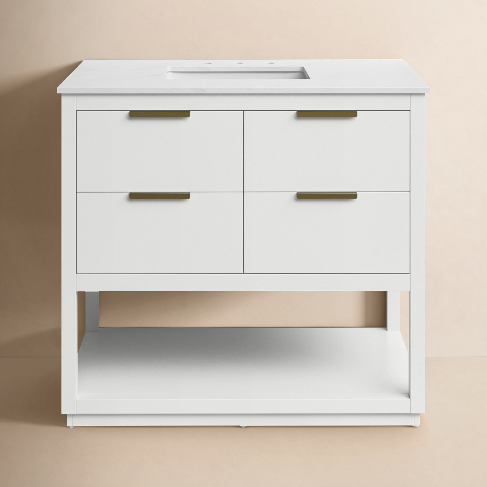 Felicity 36'' Single Bathroom Vanity, White