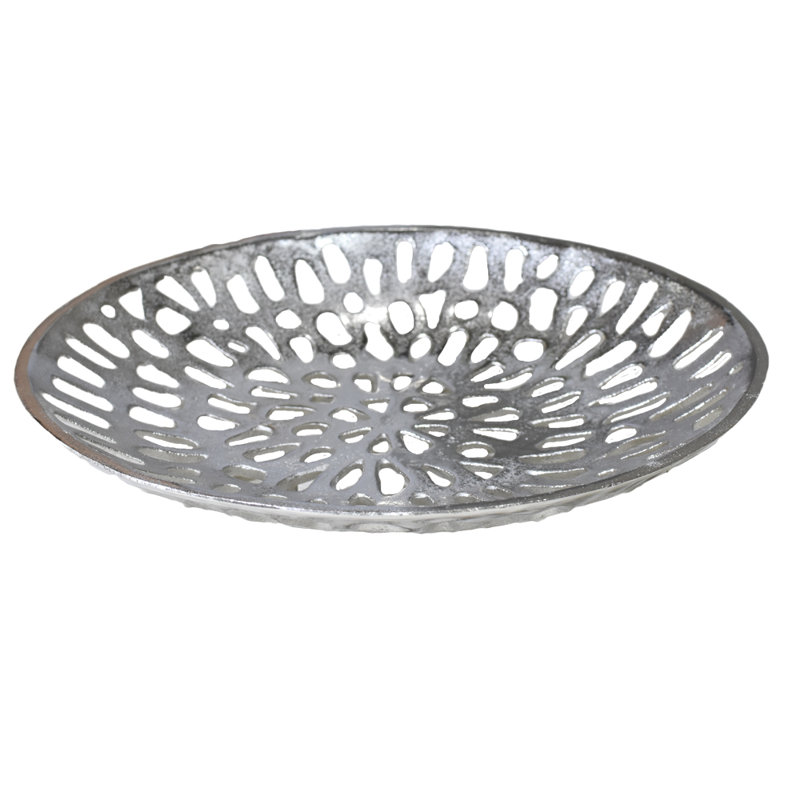Red Barrel Studio® Aluminum Tray, Silver