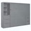 Lit escamotable avec armoire, tiroirs et tablettes Murphy