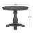 Toccata Extendable Round Solid Wood Base Dining Table-829423186
