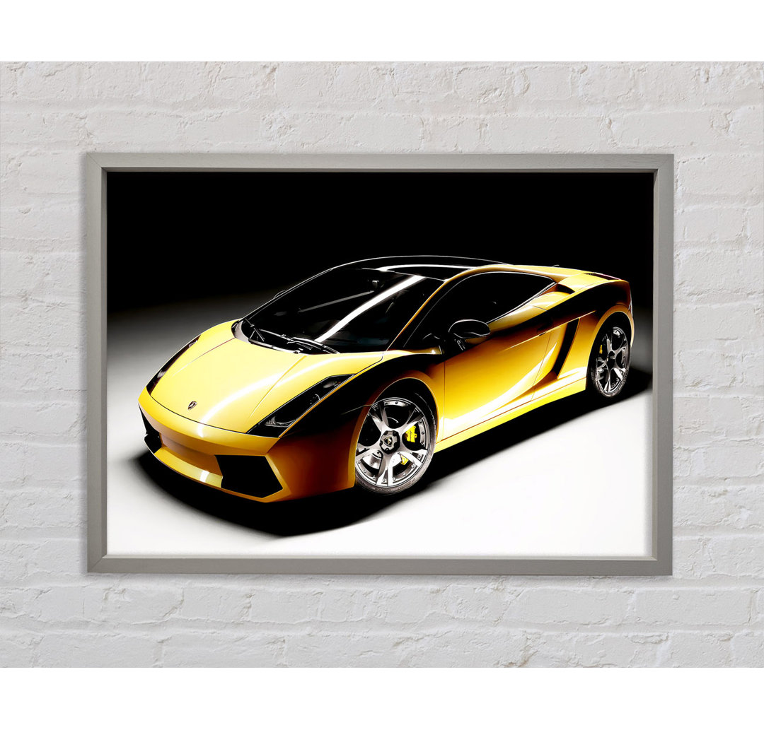 Lamborghini Yellow Stunner - Druck