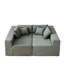 Canapé modulaire en velours côtelé Corduroy