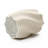 Sculptural MgO Patio Table, 18.3" Tall Round Side Table for Outdoor Spaces
