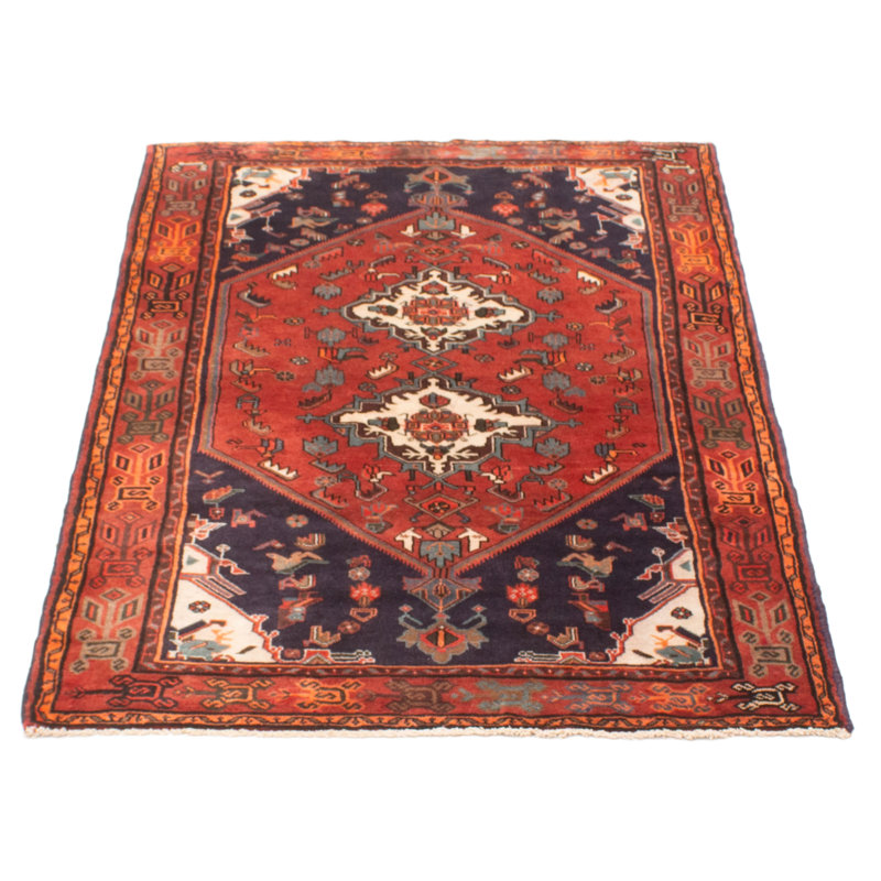 One Of Kind Handmade Anadol Red Rug 4'4" x 6'5"
