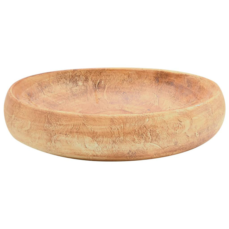 Alpen Home Loucas 59mm L x 40mm W Brown Ceramic Oval Sink