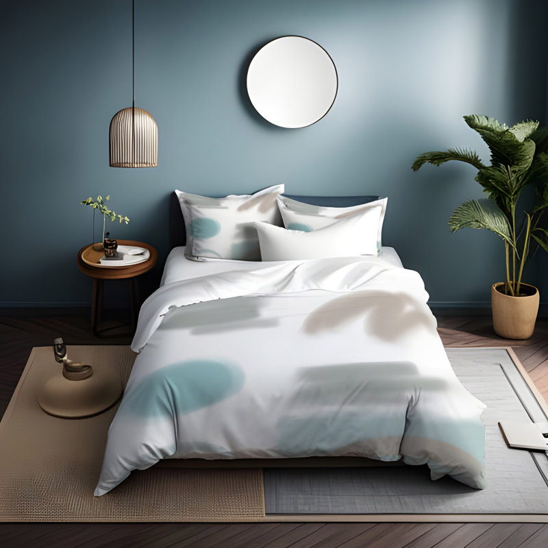 Polyester Duvet Cover, King Duvet Cover + 2 King Shams