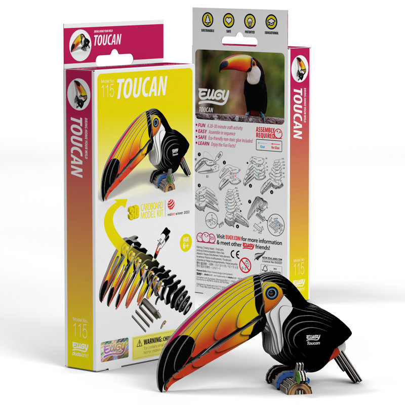 Casse-tête EUGY Toucan 3D