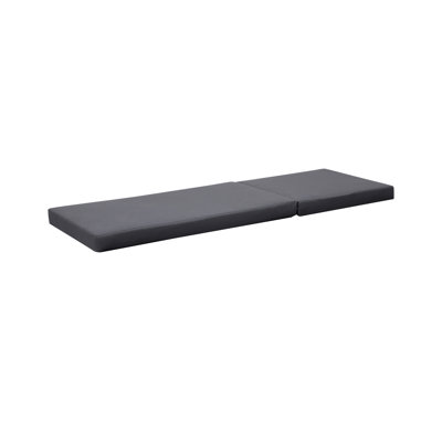 Dark Grey Water- Chaise Back Cushion - Foam Hook And Loop Fasteners 27.75W X 77.68D 3.96H / Style Lounge In Outer Material Inside With