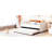 Ergonomic Beige Twin Daybed With Detachable Expandable Storage Trundle Velvet And Compact Portable-1167003190