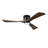 52" Flush Mount Solid Wood Blades Ceiling Fan With Lights Remote Control,Quiet Dc Motor, 6 Speed ,Reversible Ceiling Fan For Patio Living Room, Bedroom, Office,Indoor.-421552550-421552731