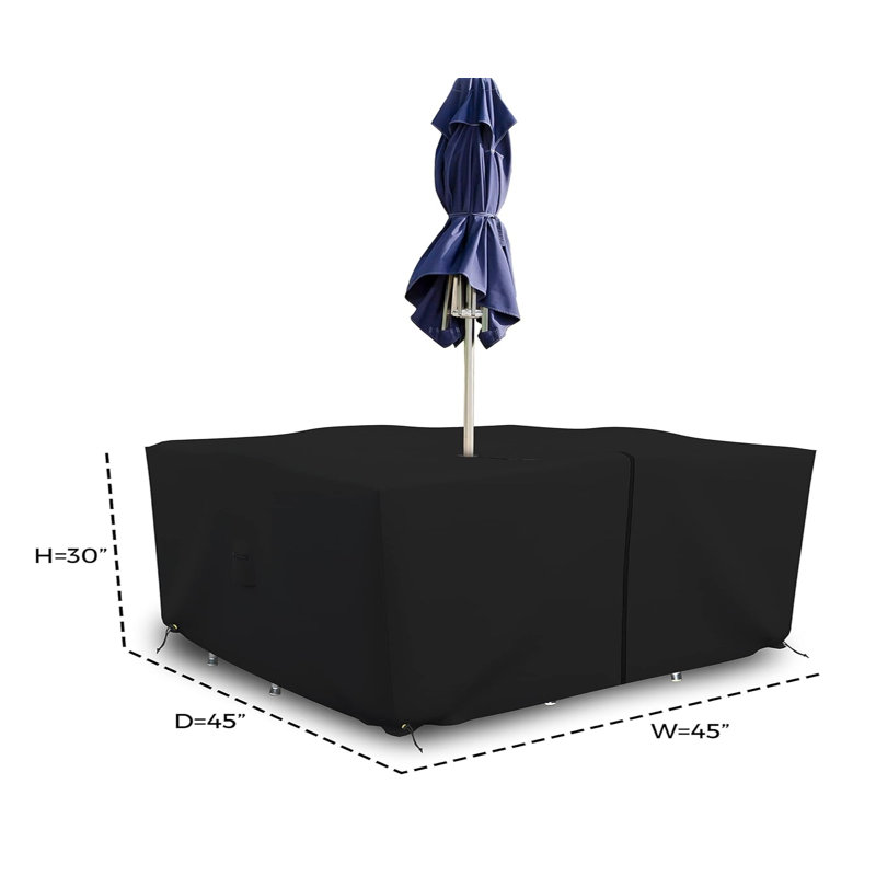 Housse haute densité pour l'extérieur, H 30 po x l 45 po x P 45 po