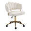Fauteuil de bureau pivotant en velours avec roulettes, chaise de travail moderne réglable en hauteur pour étudier ou travailler-1124239943