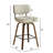 26" Swivel Upholstered Counter Stool with Walnut-Finish Bentwood Frame-114223069-114223065