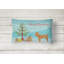  Coussin décoratif intérieur / extérieur Toy Poodle Christmas