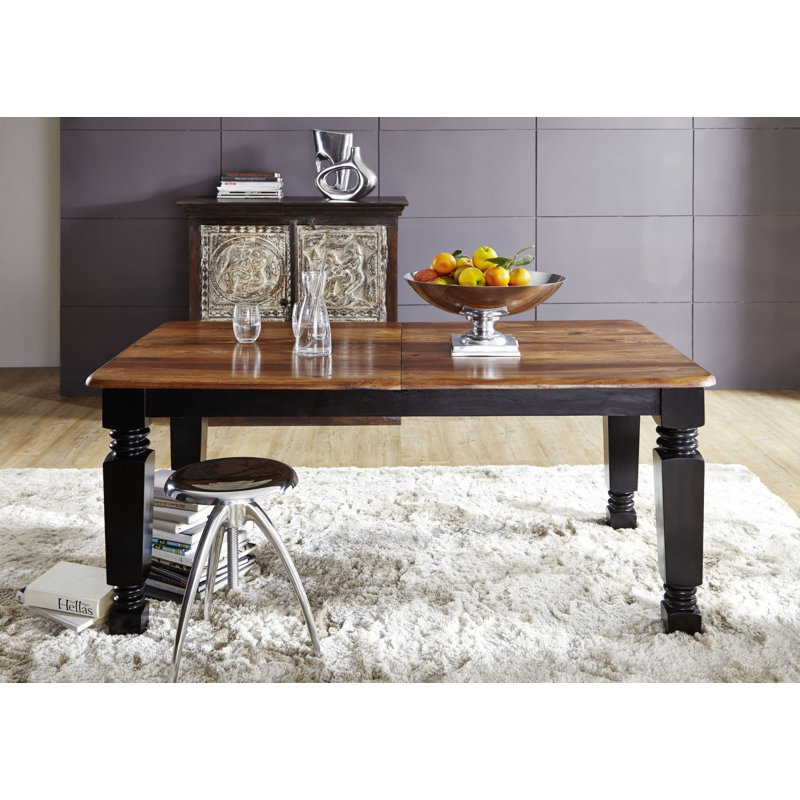 New Boston Extendable Solid Wood Dining Table, H76 x L200 x W100cm