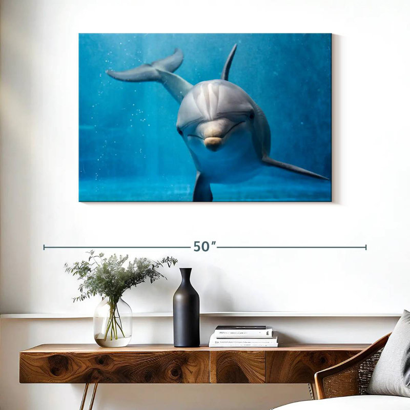 Brampt Friendly Dolphin, 26" H x 39" W