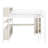 Loft Bed With Integrated Wardrobe, L-Shaped Desk, And Storage Shelves For Kids, Teens, And Adults-1739348896