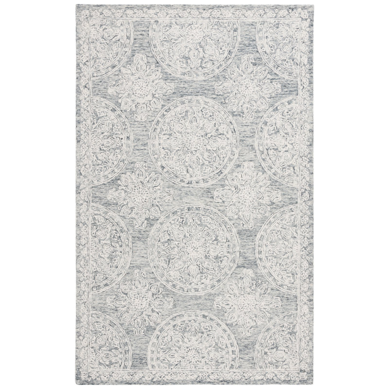 Lauren Ralph Lauren Hand Tufted Wool & Cotton Damask Rug, Rectangle 8' x 10'