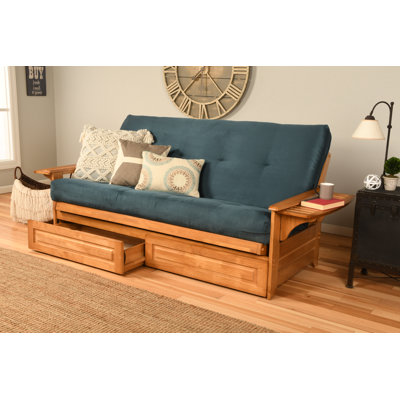 Ensemble de futon avec matelas et tiroir 80 po Johnte