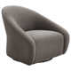 Miley Oversized Upholstered Swivel Accent Chair