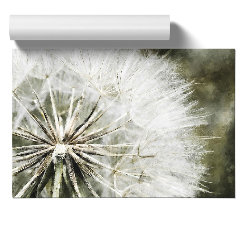Dandelion Seeds Painting - Frameless Print, 30cm H x 42cm W x 0.1cm D