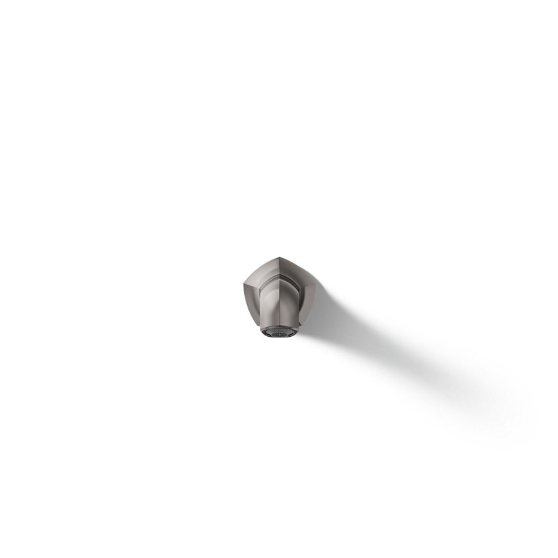 Wall-Mount 12 In. Bath Spout With Straight Design, Vibrant Titanium