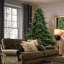 Arbre de Noël vert PE / PVC-1765971559