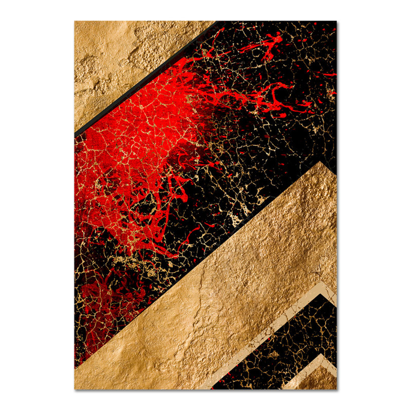 Perdita di Rosso - Rectangle Print on MDF