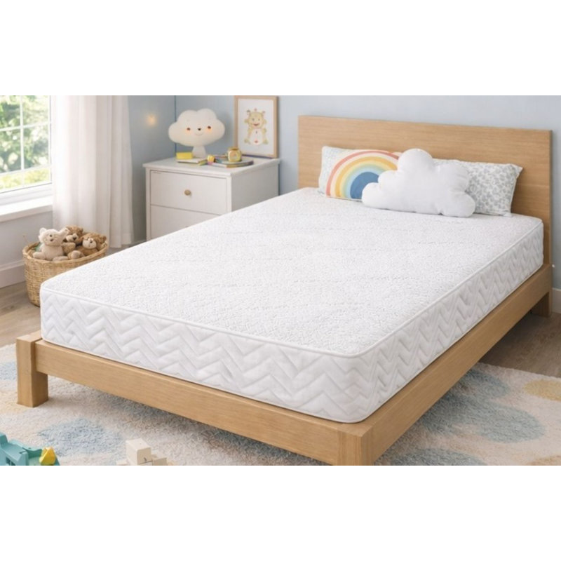 Sareer Kids Cool Blue Gel Foam Mattress 4 inch 10cm deep, Double (4'6)