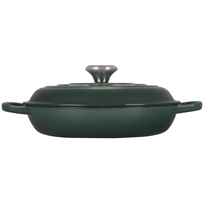 Le Creuset Signature Enameled Cast Iron Braiser with Lid, 3.5 quarts, Artichaut