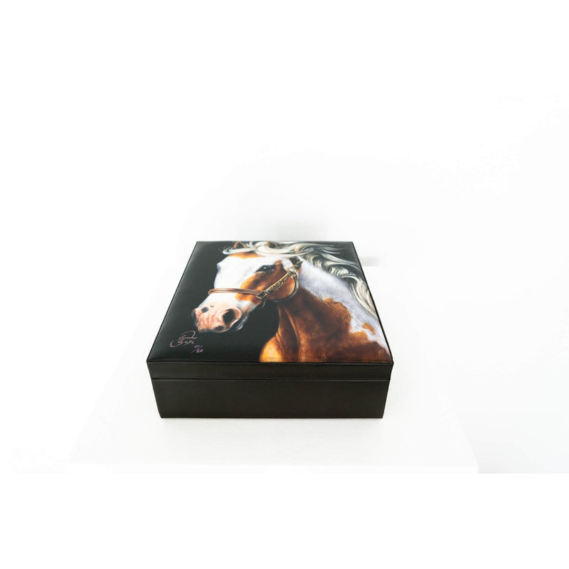 Boîte décorative, H 3,5 po x l 12 po x P 10,5 po
