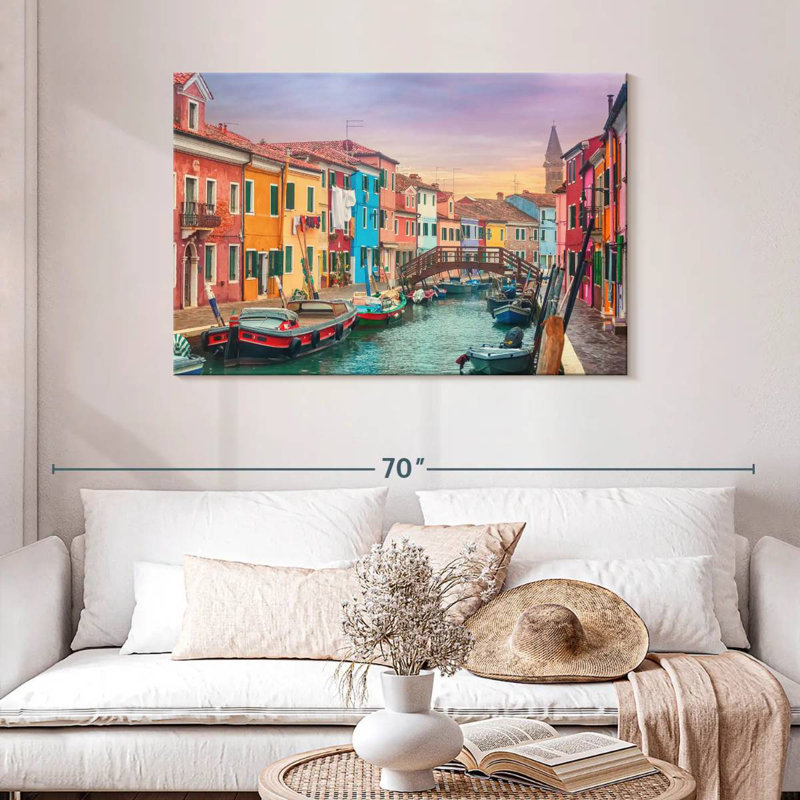 Kavia Dusk In Burano, H 30 po x l 45 po
