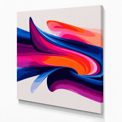"Gradient Abstract", art mural sur toile beige 28