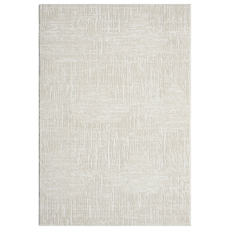 Modern Solid Textured Area Rug