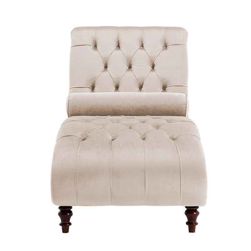 Stults Velvet Chaise Lounge