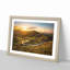 Mam Tor in the Peak District in Abstract - Framed Print-55760914-55760916