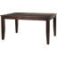 Table de salle à manger extensible Coomer, sièges 4 à 6, finition merlot (60 à 78 po) 