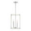 Luminaire suspendu 4 lumières Meridian en nickel poli-103017688