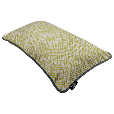 Hudepohl Geometric Rectangular Cushion
