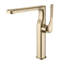 10”H Solid Brass Single-Hole Single-Handle Vessel Sink Bathroom Sink Faucet with Drain Assembly-111906126-100018786