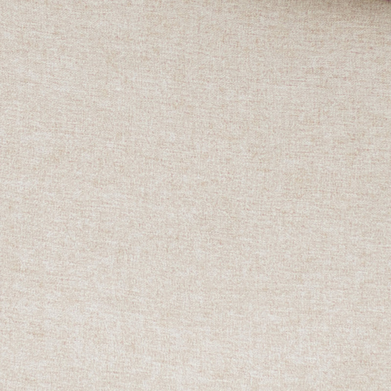 Beige Microfiber Barrel Accent Chair with Wood Legs