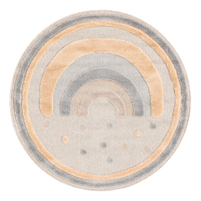 Unique Loom Prismatic Whimsy Kids Rug