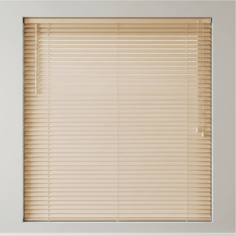 PVC Room Darkening Venetian Blind, Natural, 150 cm L x 165 cm W