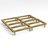 Powersheds 8 x 8ft Pressure Treated Timber Base Kit