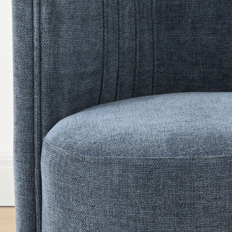 Ensemble de table de salle à manger à rallonge 72 "à 104" avec 6 fauteuils cachés, Blue