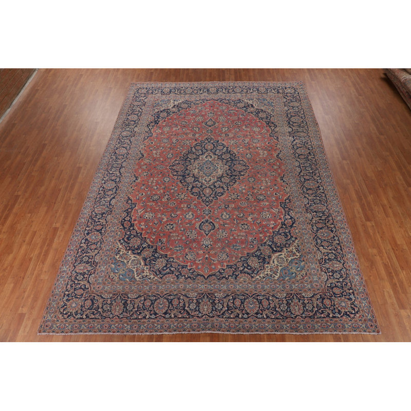 Tapis traditionnel rose grand 10 x 14