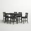 Ensemble de salle à manger 6 personnes avec table rectangulaire Lashbrook