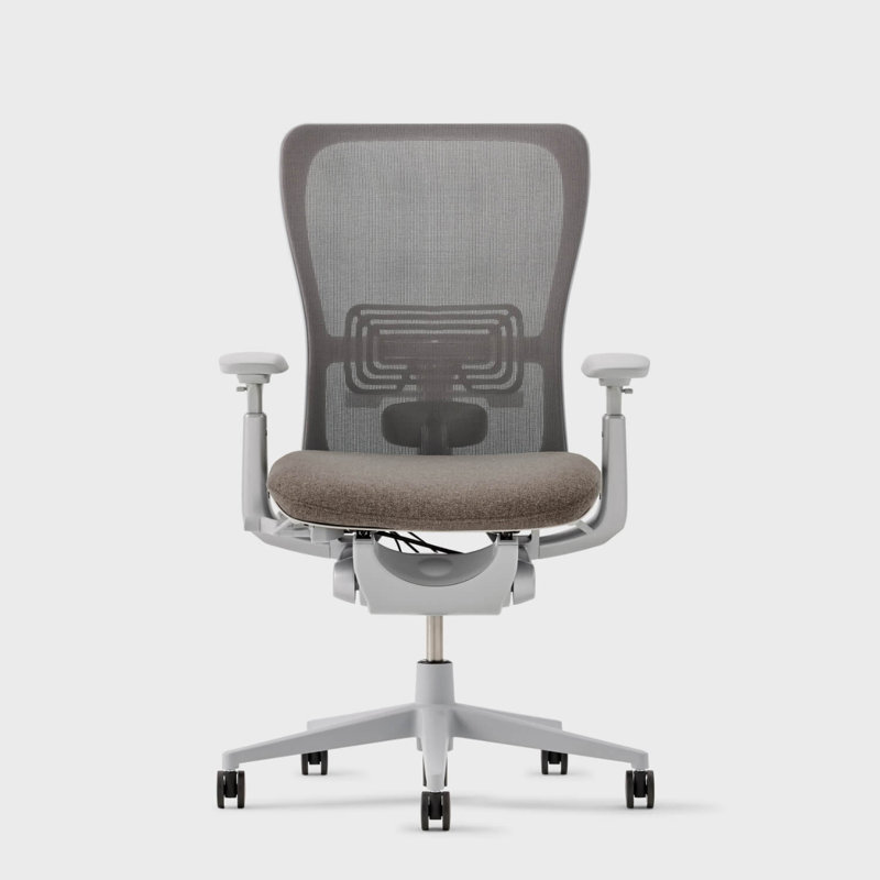 Haworth Zody Mesh Office Chair - Standard Posture With Lumbar Support, Stone