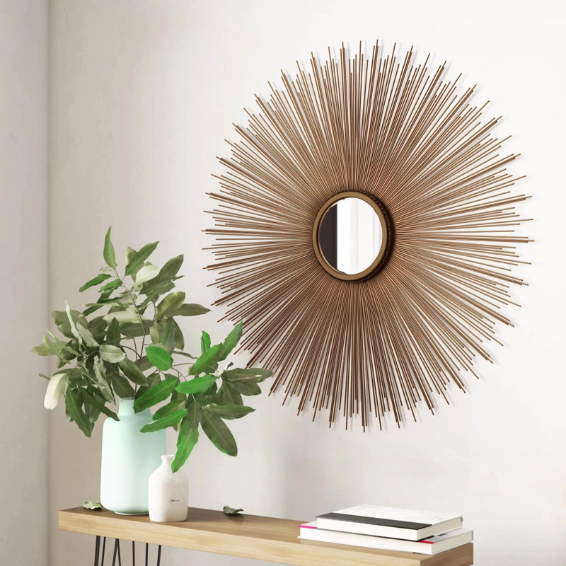 Kyle Mirror, Burnt Copper w/ Clear P/Coat