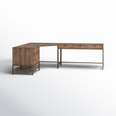 Loki Solid Wood Top Executive Desk